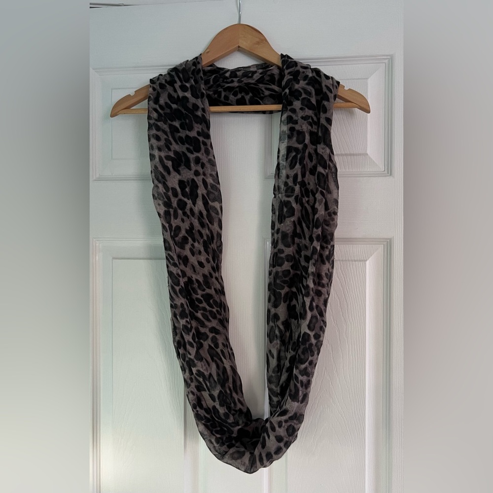 Leopard Print Infinity Scarf
